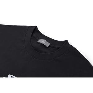 T-shirt col rond surdimensionné personnalisé pour hommes unisexe coupe ample impression complète à manches courtes tissu tricoté été Style Streetwear - Product Image 3