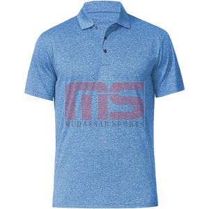 Polo de golf de haute qualité évacuant l'humidité T-shirts polo décontractés pour hommes faits sur mesure Vente en gros d'usine OEM - Product Image 1