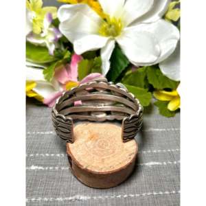 Leroy James Highgrade Royston Turquoise & Sterling <b>Silver</b> Fashion <b>Cuff</b> <b>Bracelet</b> - Product Image 4