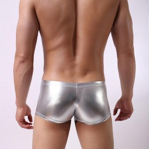 Breathable Hot Sales OEM Men's Underwear Briefs Classic Bamboo Weaving Solid Logo Waistband Seamless Anti-Bacterial Quick Dry - Product Image 2