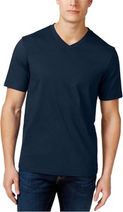 Camisetas de algodón 100% para hombre, patrón de letras, transpirable, de secado rápido, con cuello en V, ajuste Regular, tela de punto cómoda - Product Image 5