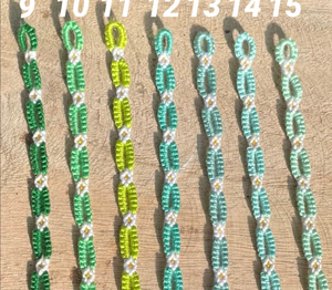 Cotton Thread Braided <b>Bracelets</b> Hand Woven Colorful <b>String</b> Friendship <b>Bracelets</b> Gifts Give Away Gifts - Product Image 2