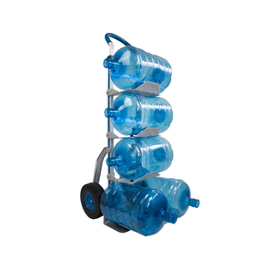 Wholesale Price Excellent Quality High Loading Capacity Transportation of 5 Gallon Bottles Aluminium Trolley/ Bottle Carrier - Product Image 1