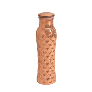Botella de Agua de Cobre Puro de Alta Calidad con Diseño de Ladrillo Martillado, a Prueba de Fugas, para Beneficios Ayurvédicos para la Salud, a un Precio Accesible - Product Image 4