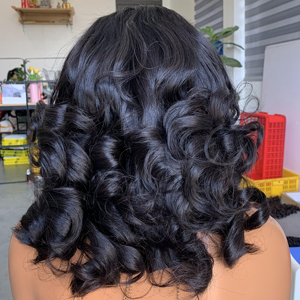 Cheveux humains vietnamiens de haute qualité en gros, texture rebondissante naturelle, couleurs naturelles et mélangées, trame simple 100g - Product Image 1