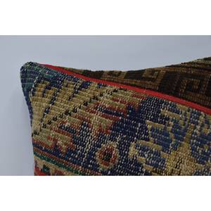 Almohada de lana Bohemia Multicolor de 18x18 pulgadas, cojín decorativo con patrón Vintage, anillo portátil, características cuadradas para el suelo del lecho - Product Image 2