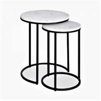 Table Basse Nordique Moderne en Bois, Luxe Simple, Mini, avec Support en Fer Doré, Décorative, Faite à la Main, Facile à Nettoyer, Légère, en Métal pour Salon