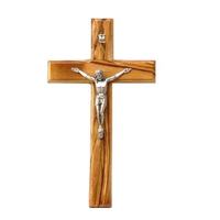 Cruz de Pared Religiosa de Jesucristo en Acero Inoxidable Estilo Art Deco para Colgar en Sala de Estar, Dormitorio, Regalo de Cumpleaños