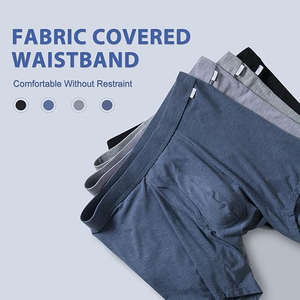 Calzoncillos bóxer personalizados de fábrica para hombre, ropa interior para hombre con logotipo personalizado, pantalones cortos clásicos cómodos de algodón para hombre, calzoncillos, envío DDP - Product Image 4