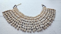 Collier ras du cou sportif en verre avec perles d'eau douce naturelles faites à la main, bijoux personnalisés pour femmes, vente en gros et revente