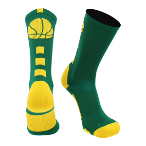 Chaussettes de sport personnalisées avec logo professionnel, longues, respirantes, pour adultes, avec fond en tissu éponge, antidérapantes, pour le Pilates, le football, le soccer - Product Image 5