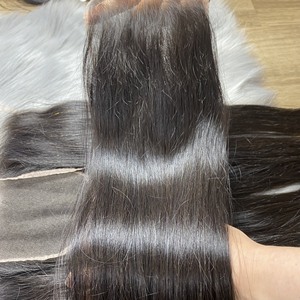 Fermeture à lacet suisse 5x5 de haute qualité, vente en gros de cheveux vietnamiens bruts, fermetures à lacet en cheveux humains - Product Image 6