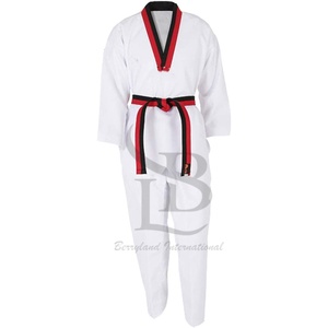 ชุดเทควันโดผ้าที่มีน้ำหนักเบาเพิ่มความสบายและสไตล์ดั้งเดิมสำหรับการฝึกซ้อมและการปฏิบัติงานตามสั่ง - Product Image 5