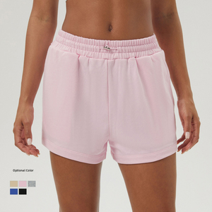 Pantalones cortos de chándal para mujer a precio de fábrica OEM/ODM servicios de etiqueta privada pantalones cortos de chándal informales para mujer Pantalones cortos de mujer hechos de algodón - Product Image 2