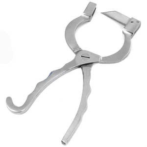 Cuchillo castrador Newberry de acero inoxidable de alta calidad para ganado y toros Instrumento quirúrgico veterinario de fácil operación - Product Image 1