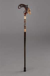 CLASSIC HANDMADE CARVED WOODEN <b>WALKING</b> <b>STICK</b> Brass Knob Handle Polish Finished Daily Use Cane for <b>Men</b> Women - Product Image 4