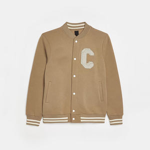 2025 haute qualité à la mode hommes Baseball laine et Polyester manches Varsity vestes logo personnalisé conception broderie - Product Image 4