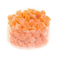 Rodajas de Papaya Seca Orgánica de Alta Calidad, Dulces, Secadas al Azúcar, envasadas al Vacío a Granel, Sin OMG, para Exportación