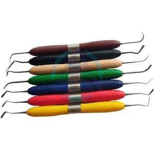 Espátula de relleno de resina compuesta Dental, 7 Uds., juego de restauración estética, juego de relleno de resina, espátula de restauración de herramientas dentales - Product Image 1