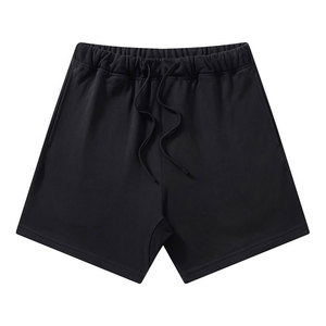 High Quality Polyester Fleece <b>Shorts</b> for <b>Men</b> Summer Casual Solid Elastic Waist Quick Dry Breathable <b>Lightweight</b> Custom Gym Style - Product Image 1