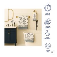 100% coton écologique léger main bloc impression bain gaufre serviette séchage rapide personnalisé en vrac fournisseur indien fait à la main Golf