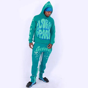 Precio al por mayor streetwear casual wear Training Wear Best Custom Chándal Hombres Set - Product Image 4