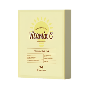 Rivecowe แผ่นมาส์กบำรุงผิวขาว25มล. แผ่นไนอาซินาไมด์วิตามินซีสำหรับทำให้ผิวกระจ่างใส - Product Image 2