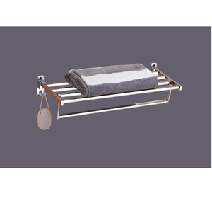 Bền thép không gỉ và nhôm phụ kiện phòng tắm Rack Khăn Thiết kế hiện đại Made in Ấn Độ cho khách sạn - Product Image 4