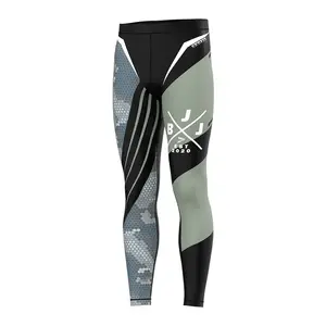 Atletische Compressie Panty Broek Heren Worsteling Bjj Spats Custom Kleur Heren Compressie Panty