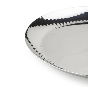 Bandeja de servicio de acero inoxidable de estilo moderno Técnica de metal artesanal para bodas o fiestas-Precio al por mayor - Product Image 3