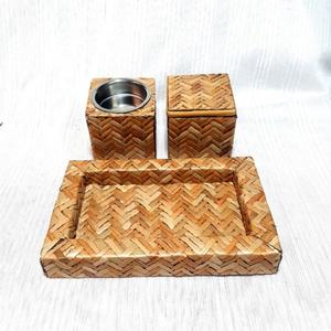 Indian Handmade Eco Material Woven Rattan Incense Burner Hot Seller Bakhoor Burner & Aromatherapy <b>Diffuser</b> for Home Garden Decor - Product Image 5