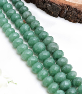 Cuentas Facetadas de Cuarzo Verde Natural de África, Cuentas de Piedras Preciosas Naturales para la Elaboración de Joyería Fina - Product Image 5