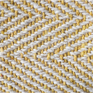 Couverture en coton écologique tissée de style bohème à texture tendance, jaune, décoration d'intérieur chaude, disponible au prix d'usine - Product Image 5