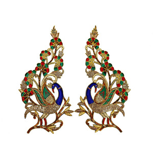 COQUILLE SAINT-JACQUES métal broche broderie à la main indien soie Badges créatif chine Motif épingles décoratives Style Simple - Product Image 2