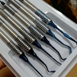 Surginexa High Quality 6pcs Titanium-Coated Dental Composite <b>Resin</b> Filling Spatulas <b>Kit</b> Manual Steel/Metal Filler Instrument CE - Product Image 2