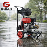 Nettoyeur de canalisations à essence 15HP 150 bars 2200 psi pour le nettoyage des tuyaux de 300 mm et le lavage des sols sur de grandes surfaces à distance
