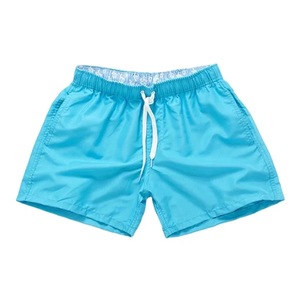 Short de bain col en V à carreaux floraux pour hommes au design personnalisé en gros maillots de bain de maternité imprimés de gym élégants de l'usine de tricotage élégante - Product Image 6