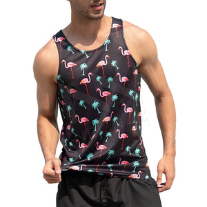 Novedad de 2024, camiseta sin mangas personalizada para hombre, diseño transpirable con MOQ bajo, venta en línea - Product Image 1