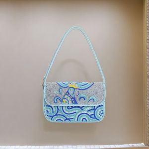 Nuevo Bolso de Hombro con Cuentas Hecho a Mano, Diseño de Lazo Rojo, Elegante y de Lujo, Ecológico, para Eventos Nocturnos, Casuales, Festivales, Bodas, 2025 - Product Image 5