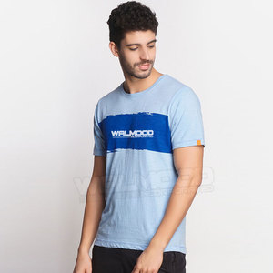 T-shirt pour hommes, nouveau, de bonne qualité, doux et confortable, de couleur bleu ciel, en tissu de haute qualité, pour l'été - Product Image 2