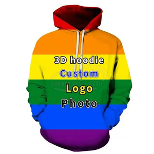 Sudaderas con capucha informales de invierno para exteriores de algodón 100% de la mejor calidad, cuello con capucha de patrón sólido con diseño impreso en 3D personalizado, teñido liso - Product Image 6