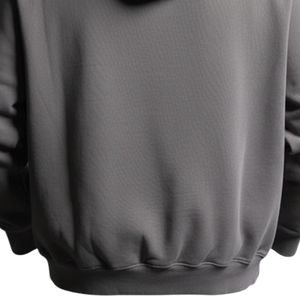 Sudadera con Capucha Gris con Estampado Gráfico para Hombre, Felpa de Algodón Grueso, Bolsillo Tipo Canguro, Sudadera con Capucha Informal para Calle - Product Image 6