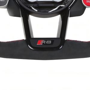 Volante de gamuza R8 para <span class=keywords><strong>Audi</strong></span> A4L Q5L A6L Q3 A7 A8L Q7 <span class=keywords><strong>S4</strong></span>, directo de fábrica, gran descuento, en stock - Product Image 3