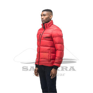 Chaqueta acolchada Chaqueta de invierno Chaqueta acolchada de bombardero para hombres Color Ropa de abrigo elegante Diseño de logotipo duradero Cálido Cómodo Invierno - Product Image 3