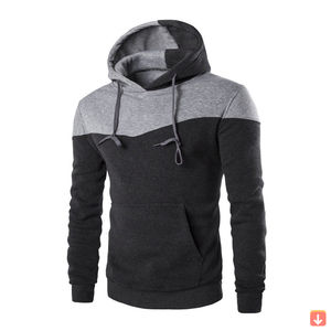 Vente chaude poids lourd hommes survêtement à capuche personnalisé en relief 3D imprimé sweat tissu ensemble solide à capuche sweats unis - Product Image 3