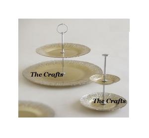 Fabulous Design Cake Serving Stand Wooden And <b>Mother</b> Of Pearl Cake Dessert Serving Stand At Reasonable Price - Product Image 2