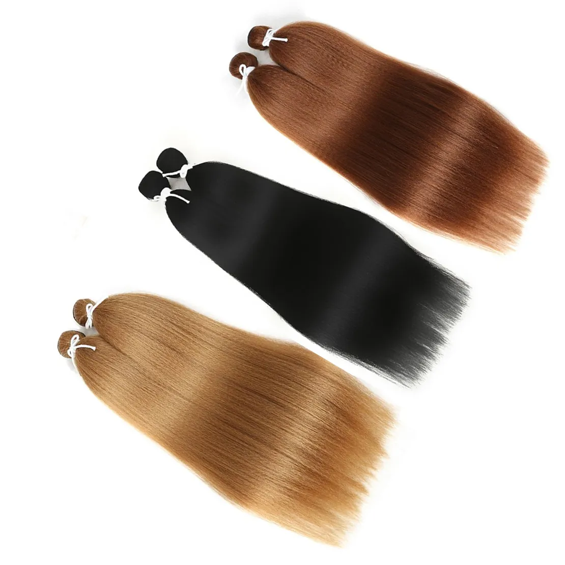 Paquets de cheveux en vrac droits vietnamiens 22 pouces et cheveux bruts pour extension de cheveux avec différentes couleurs et styles