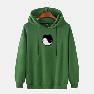 Sudadera con capucha estampada personalizada para hombre de alta calidad de gran tamaño de lana de invierno patrón sólido cuello con capucha anticontracción XL 3XL 6XL - Product Image 1