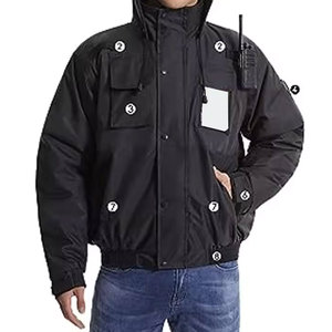 Meilleure vente 100% coton sweat à capuche de sécurité dernière conception avec fermeture éclair haute visibilité vêtements de travail pour la vente en ligne - Product Image 4