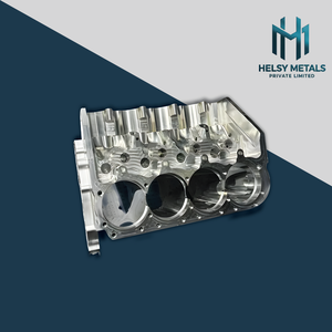 Advanced VMC Machined Aluminum Cylinder Block High Accuracy <b>Mounting</b> Holes for Automotive <b>Engines</b> and Performance Systems - Product Image 6